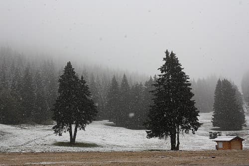 L' hiver en automne au Revard...