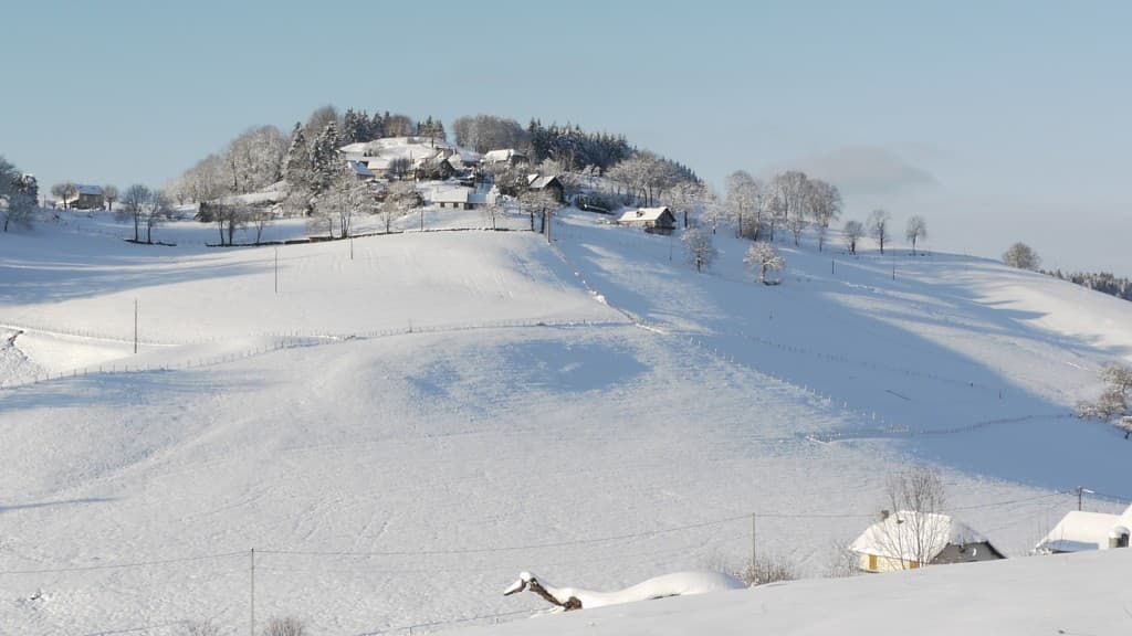 Saint Franc sous la neige