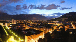 Vue Grenoble depuis l'hotel de ville
