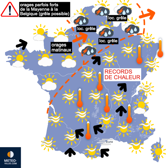 Retour d'une météo plus "classique" la semaine prochaine