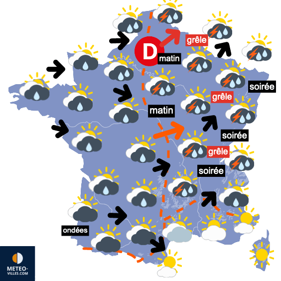 Amélioration très progressive d'ici la fin de la semaine