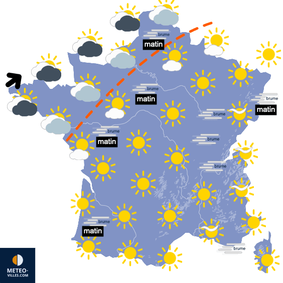 Temps calme jusqu'à la mi-octobre