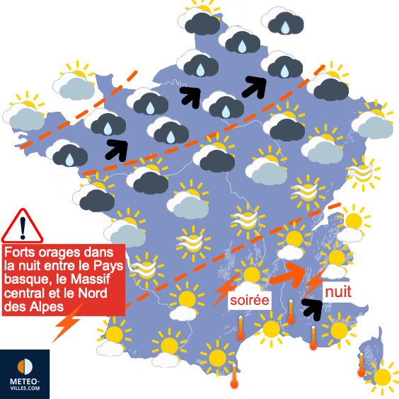 Le courant océanique domine