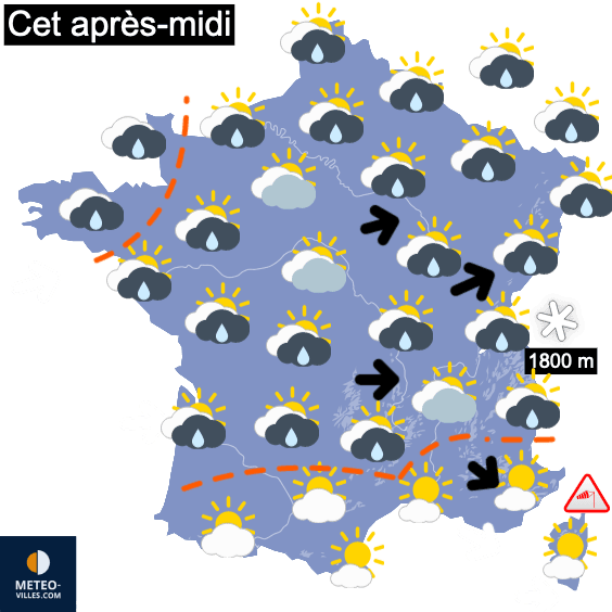 De fortes tempêtes mais pas d'ouragan
