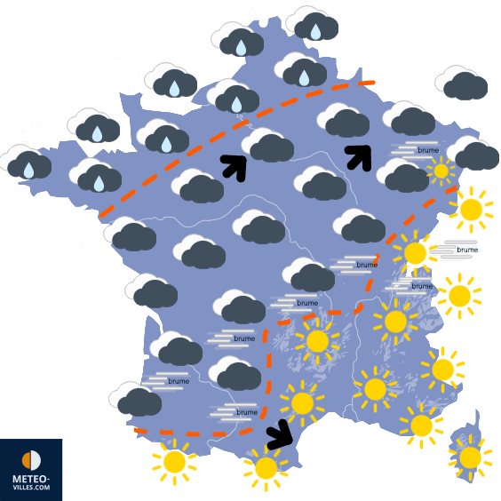 Retour du courant perturbé océanique