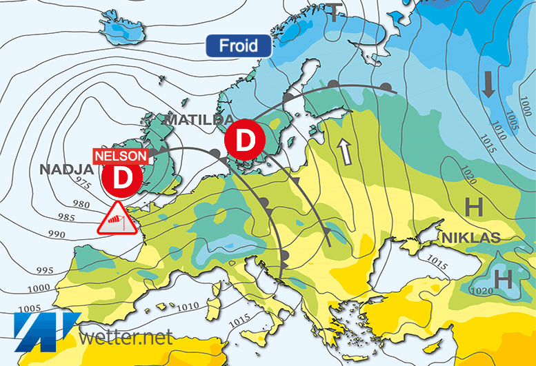 Carte de prévisions d'europe du Jeudi 28 mars 2024