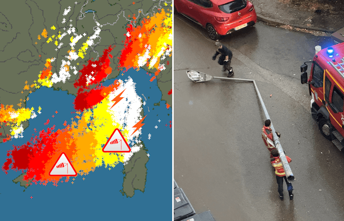 Violents orages et vents tempétueux en Corse ce jeudi soir