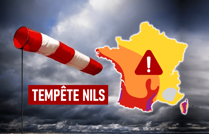 Tempête Nils : l'ouest et le sud de la France menacés jeudi