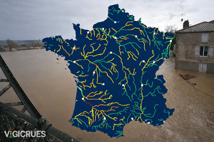 Nombreuses crues et encore beaucoup de pluie à venir...