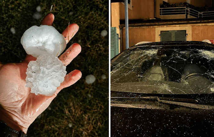 Des orages de grêle avec violentes rafales de vent sont à craindre entre jeudi et samedi
