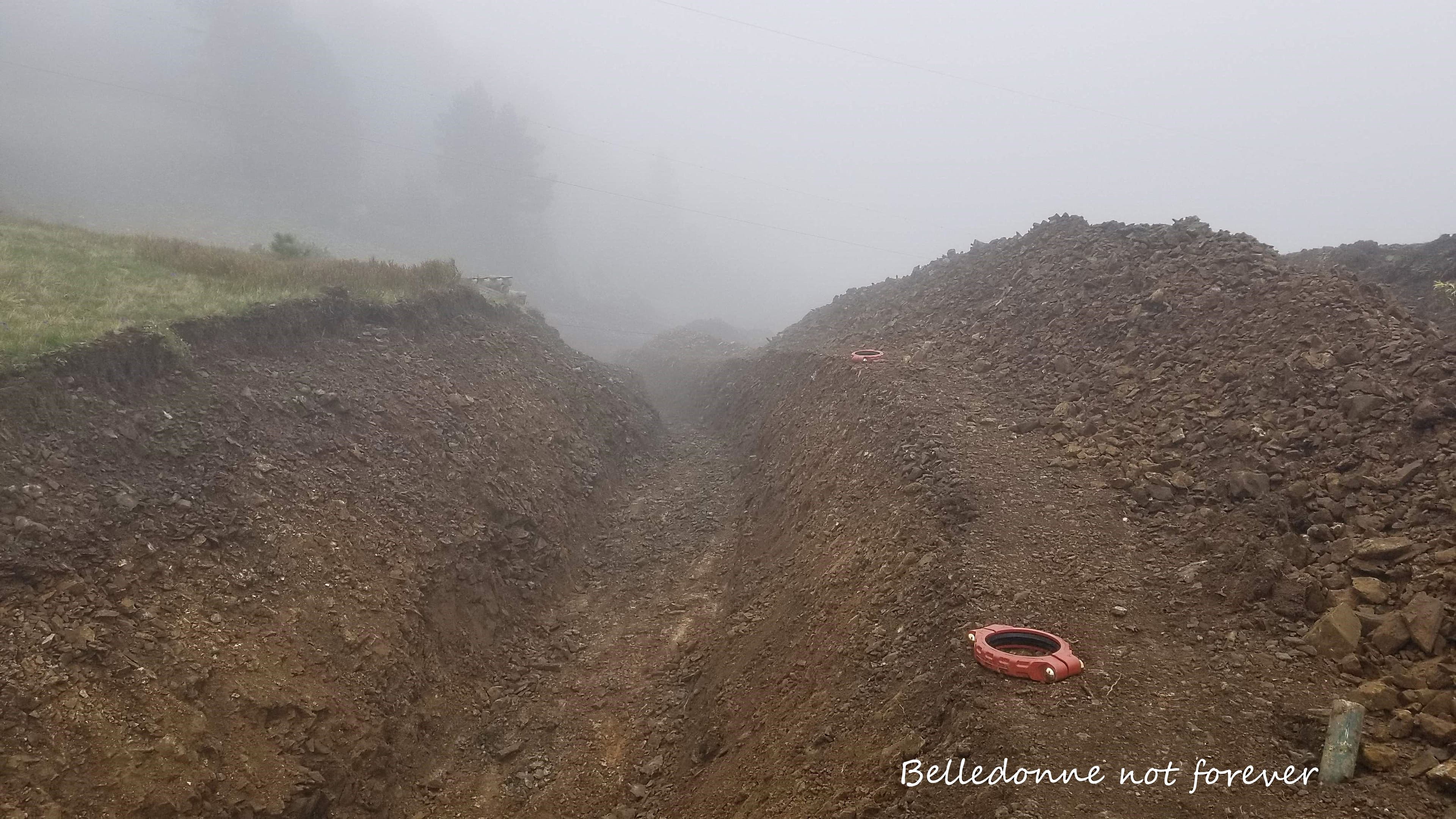 Brouillard encore des travaux A.P.