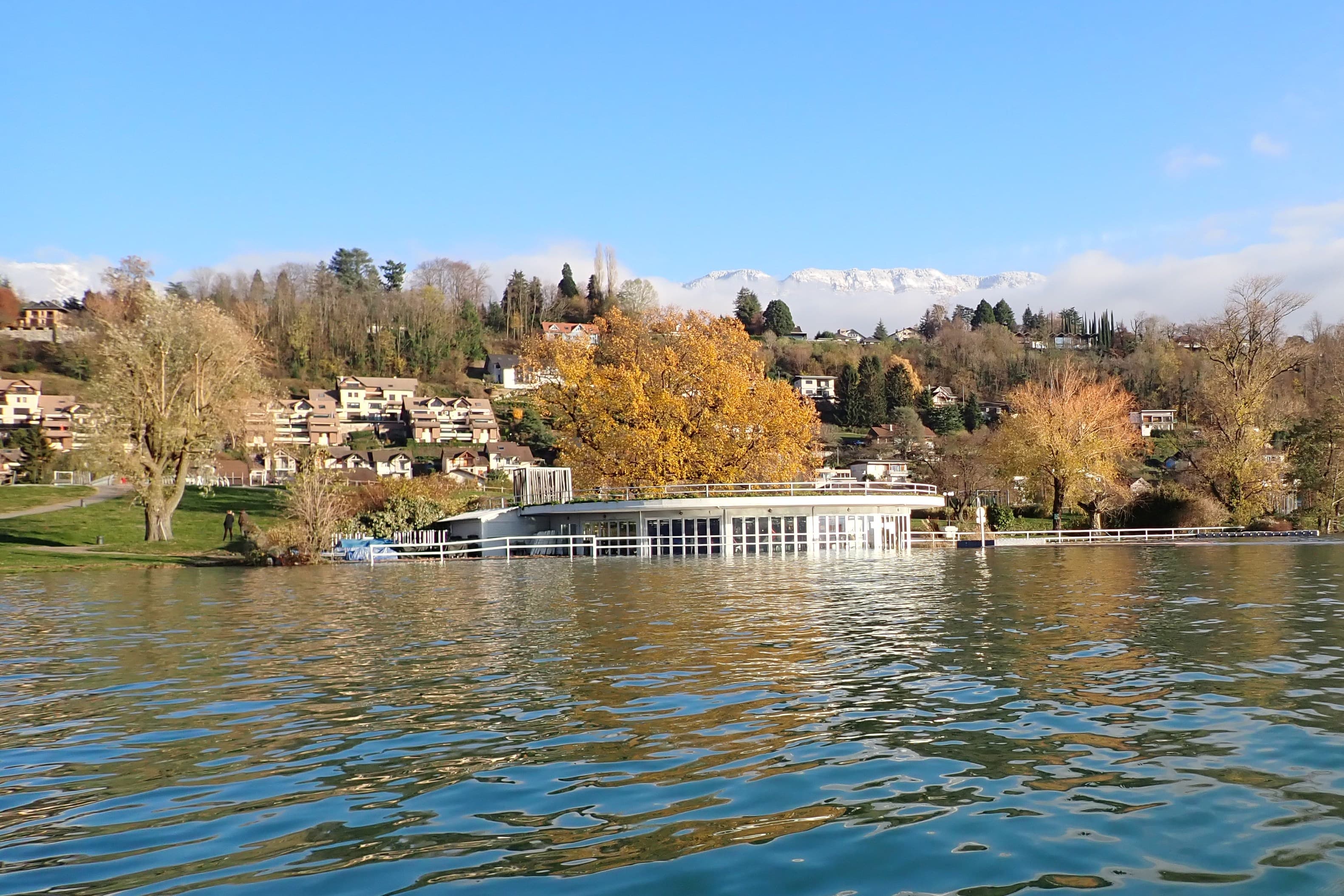 Lac du Bourget en crue