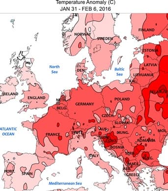 Image d'illustration pour Une relative fraîcheur perdure en France en ce mois de mars