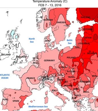 Image d'illustration pour Une relative fraîcheur perdure en France en ce mois de mars