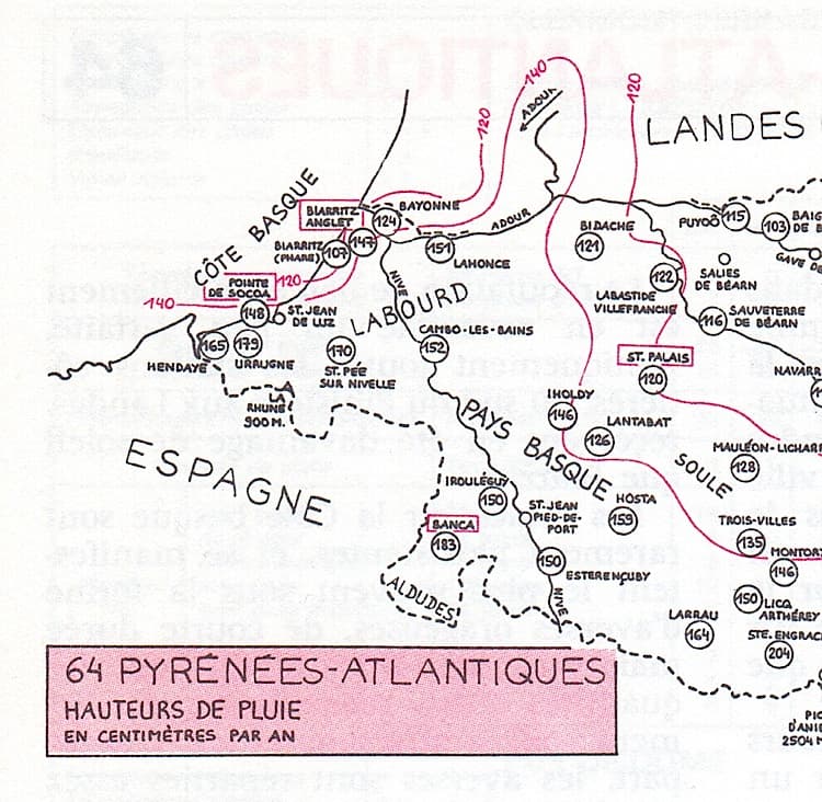 Image d'illustration pour Réccurences de fortes pluies sur le Pays Basque - Est-ce anormal?