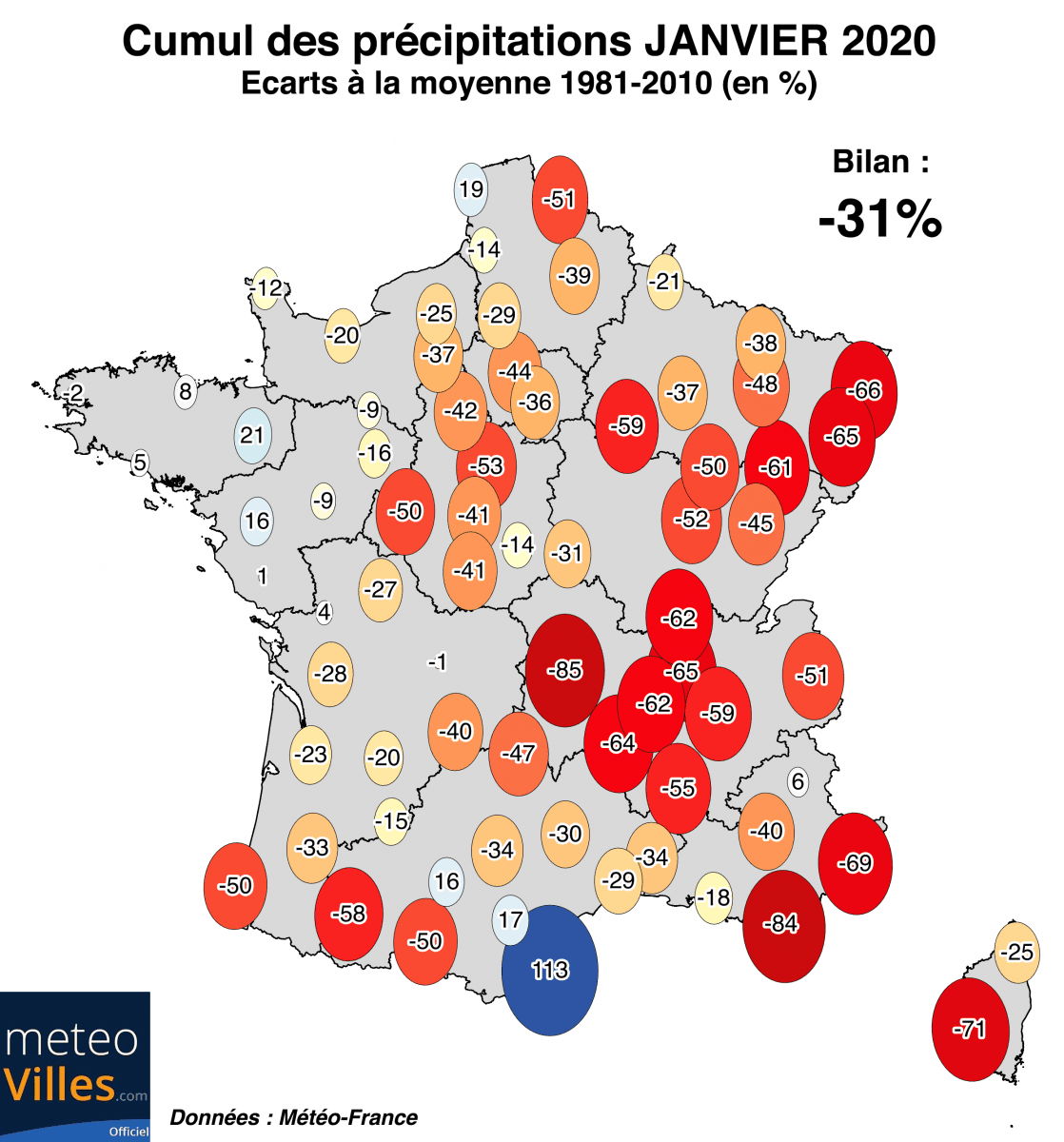 Image d'illustration pour Douceur généralisée : le bilan du mois de janvier 2020