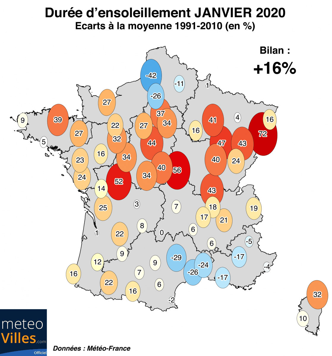 Image d'illustration pour Douceur généralisée : le bilan du mois de janvier 2020