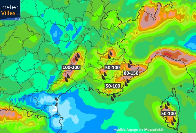 Image d'illustration pour Nouvelles intempéries et risques d'inondations au sud-est vendredi