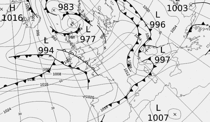 Image d'illustration pour Pluie, vent, neige et fraîcheur sur l'Europe