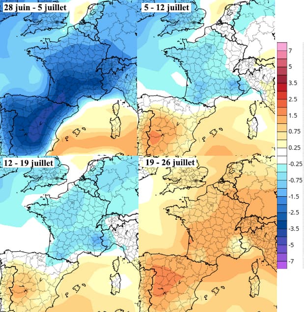 Image d'illustration pour Prévision mensuelle : vers un temps contrasté en Juillet