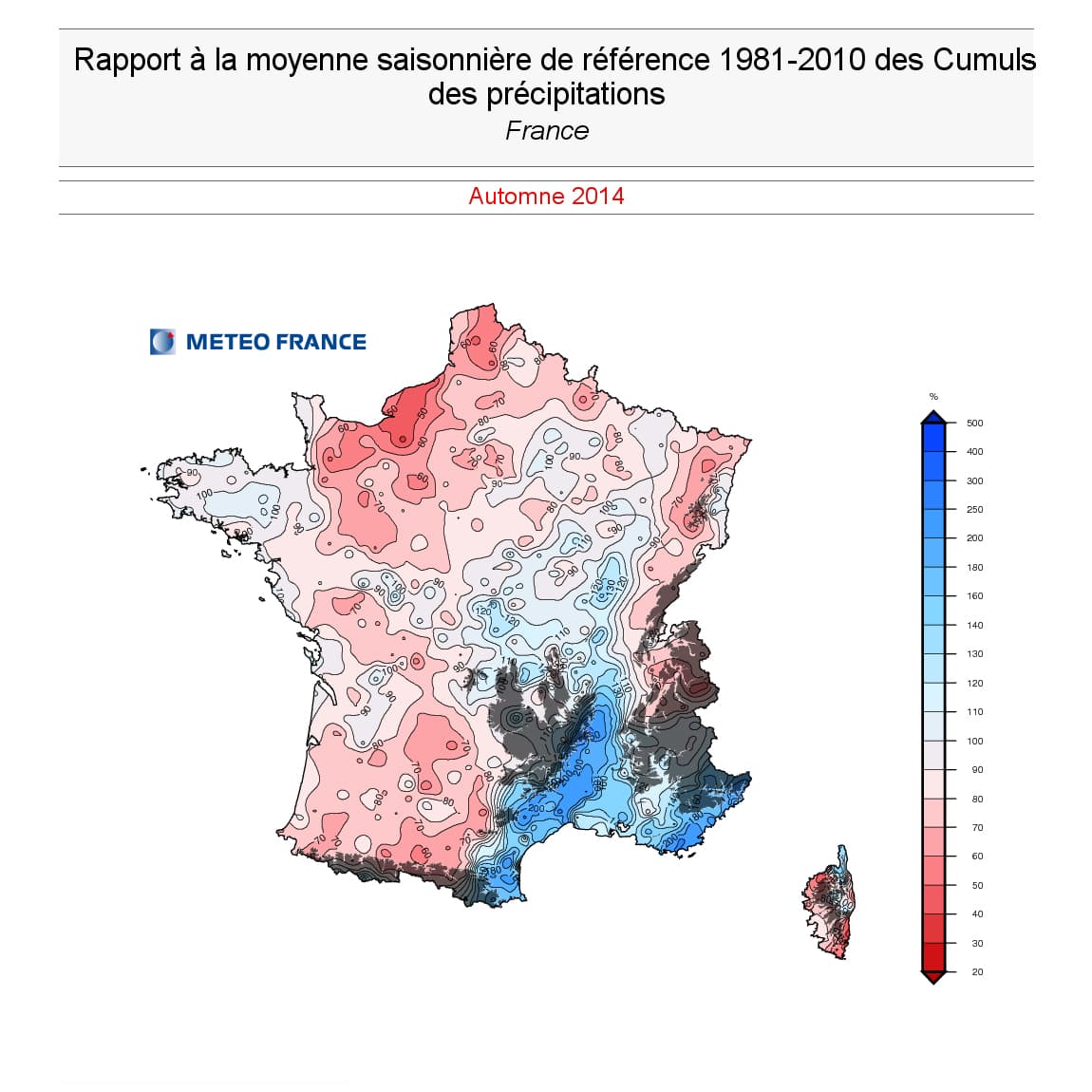 Image d'illustration pour Automne 2014 : douceur et pluies remarquables en Méditerranée