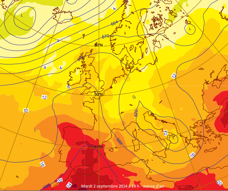 Image d'illustration pour Records de chaleur en Espagne