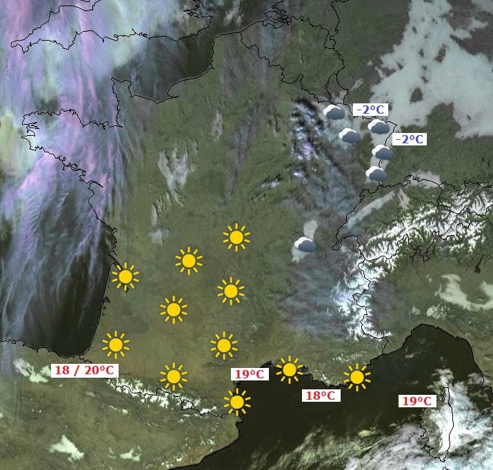 Image d'illustration pour Le plein hiver au Nord-Est - Un air de printemps au Sud
