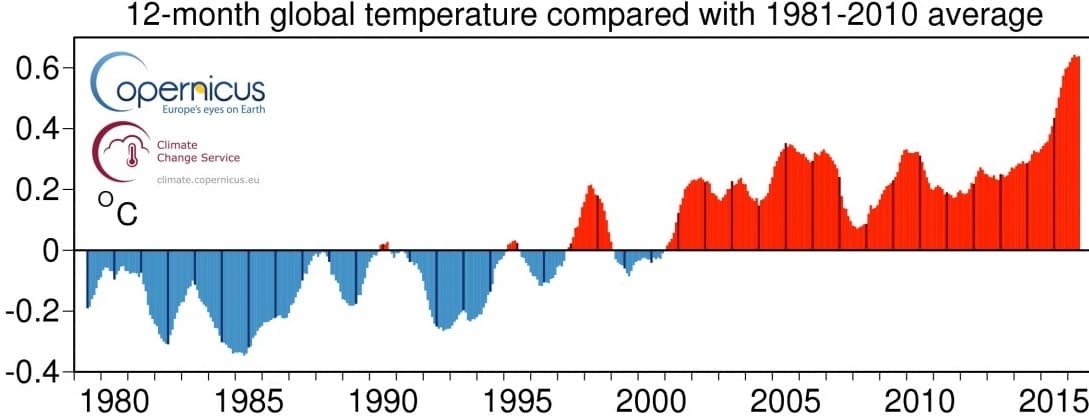 Image d'illustration pour Douceur mondiale mais énormes contrastes en novembre