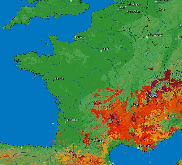 Image d'illustration pour Orages : bilan de la semaine