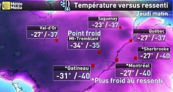 Image d'illustration pour Froid polaire sur le Canada et l'Est des USA