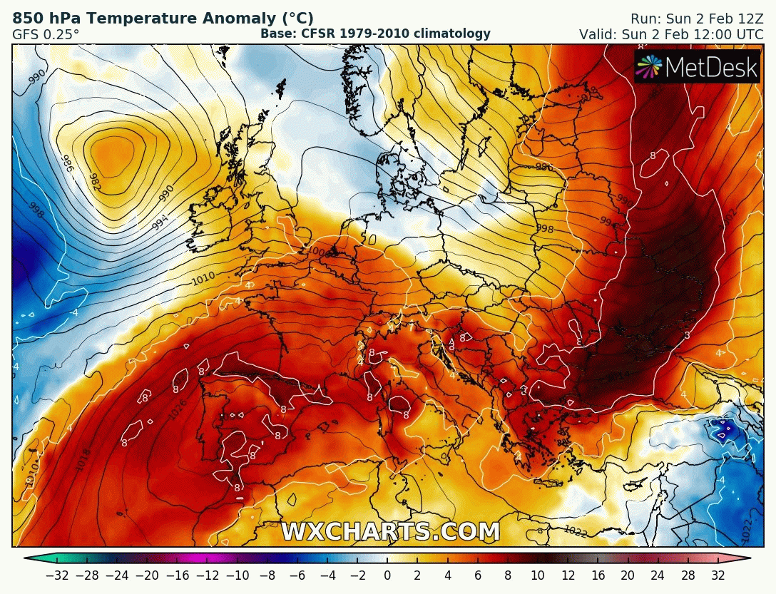 Image d'illustration pour Des températures estivales au coeur de l'hiver !