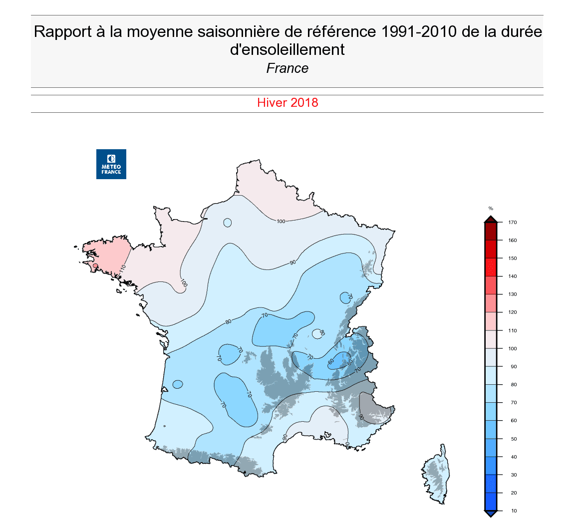 Image d'illustration pour Bilan de l'hiver 2017/2018 : doux mais très fortement pluvieux