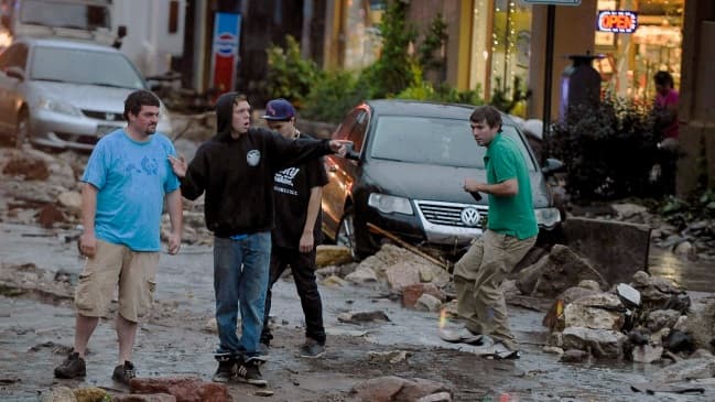 Image d'illustration pour Crue éclair meurtrière au Colorado (Etats-Unis)