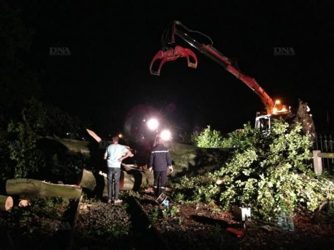 Image d'illustration pour Orages locaux mais violents en Alsace