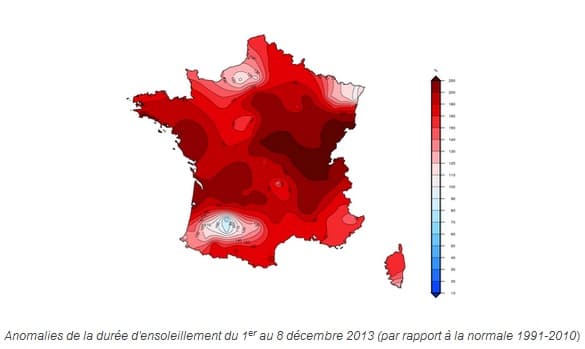 Image d'illustration pour Bel ensoleillement sur la France