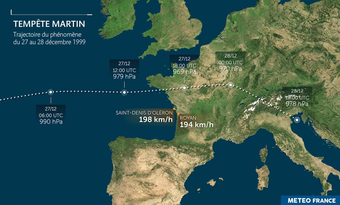 Image d'illustration pour Il y a 20 ans, les tempêtes Lothar et Martin dévastaient la France
