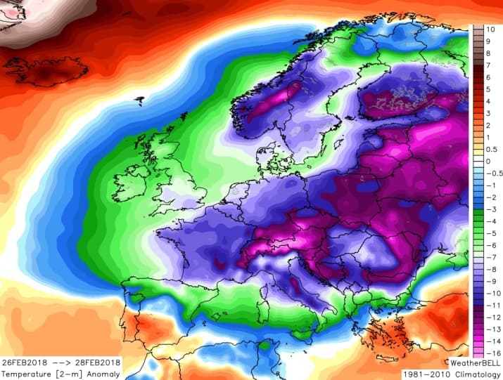 Image d'illustration pour Vague de froid brève, intense et tardive