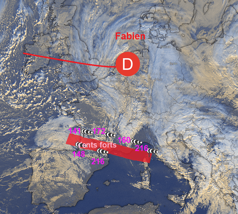 Image d'illustration pour Tempête Fabien : suivi des intempéries du 22 décembre 2019