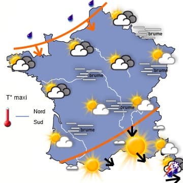 Un peu de neige, mais pas de vague de froid (pour le moment)