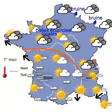 Nouveau refroidissement en vue à partir de mercredi