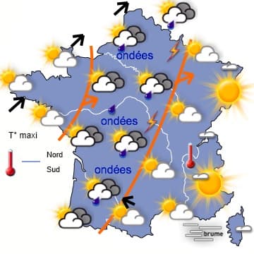 Retour temporaire de la chaleur pour mercredi 