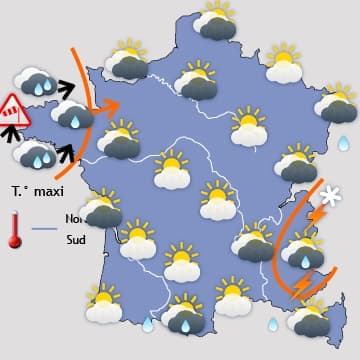 Coup de vent automal, avant une fin de semaine très estivale 