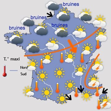 Très estival avant le coup de fraîcheur de vendredi et samedi 