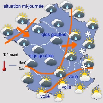 Accalmie très éphémère entre lundi et mercredi 