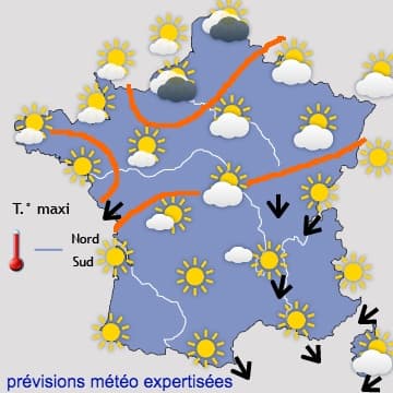 Plutôt beau jusqu'à samedi (surtout sur la moitié Sud)