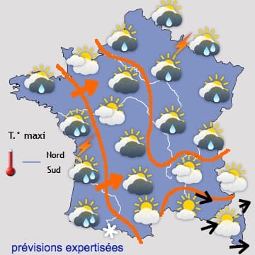 Refroidissement en 2eme partie de semaine