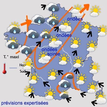 Retour de la pluie et des températures de saison 