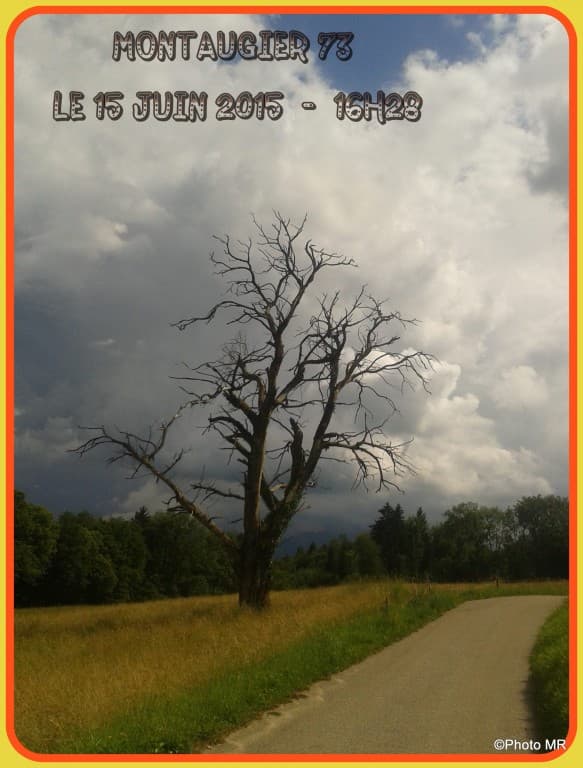 NATURE ET ORAGE..Montaugier Savoie