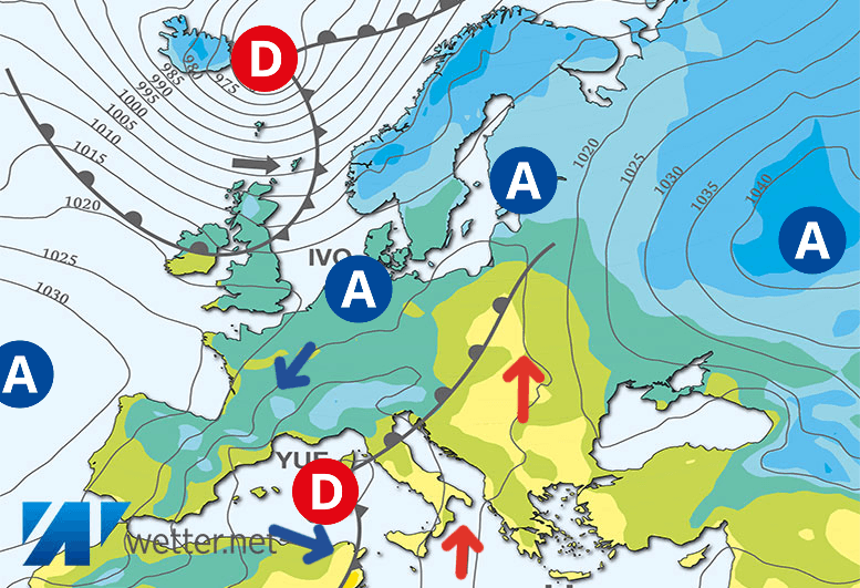 Carte de prévisions d'europe du Mardi 27 février 2024