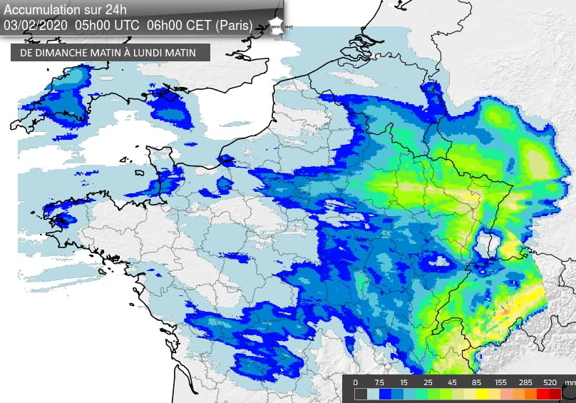 Image d'illustration pour Pluies abondantes et inondations sur le nord-est de la France